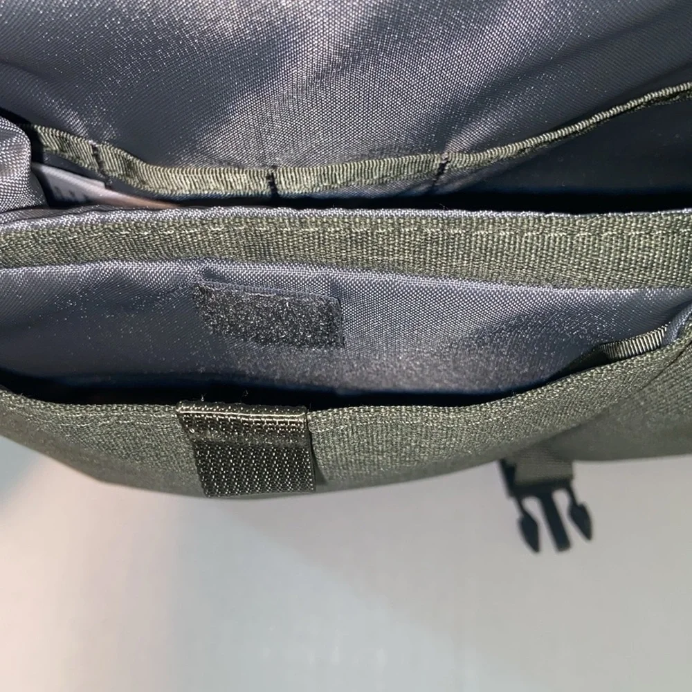 The North Face Green Satchel Messenger Outdoor Bag.